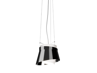 ARIA SP - Glass and steel pendant lamp _ Vetreria Vistosi