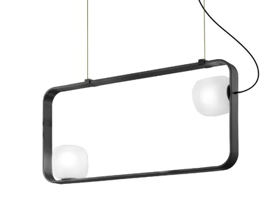 GROOVE SP 90 - Metal pendant lamp _ Vetreria Vistosi