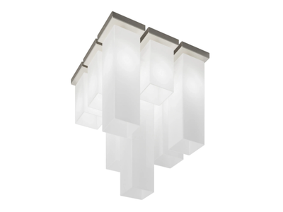 TUBES PL 9 - Blown glass ceiling lamp _ Vetreria Vistosi