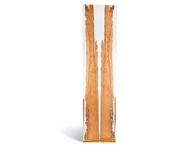 LUXURY PRIVACY - Wood and glass room divider _ VGnewtrend