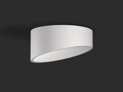 DOMO - Adjustable aluminium ceiling lamp _ Vibia