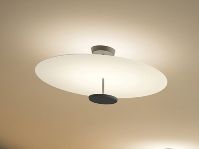 FLAT 5915 - LED metal ceiling lamp _ Vibia