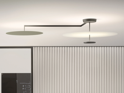 FLAT 5924 - LED metal ceiling lamp _ Vibia