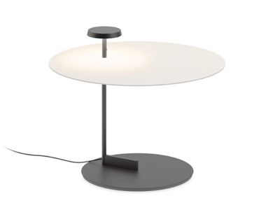 FLAT 5950 - LED metal floor lamp with shelf _ Vibia