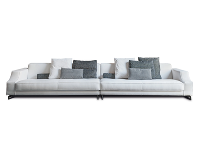 310 IDENTITY - Sectional fabric or leather sofa _ Vibieffe