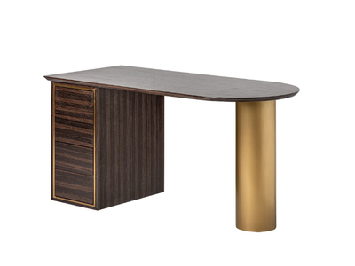 CHEB - Steel and wood writing desk with drawers _ Vical Home