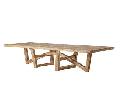 NYSTED - Rectangular solid wood table _ Vical Home