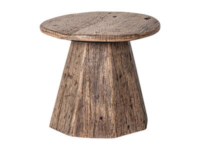 WALDING - Round reclaimed wood coffee table _ Vical Home