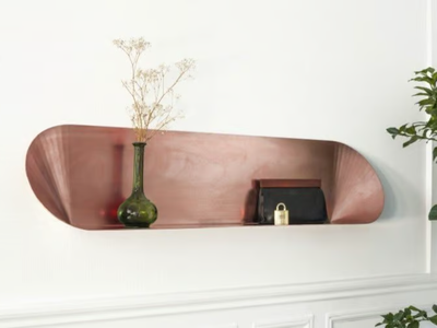COQUILLAGE COPPER - Powder coated steel wall shelf _ VIDAME EDITIONS