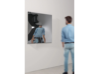 DISTORTING MIRROR 94x94 - Distorting mirror _ VIDAME EDITIONS