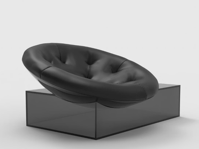 DUALITE - Glass armchair _ VIDAME EDITIONS