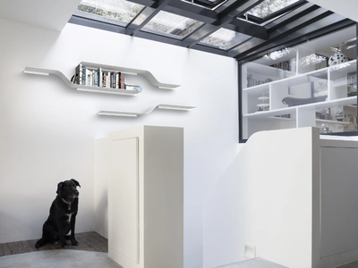 SET 1 - Powder coated steel wall shelf _ VIDAME EDITIONS