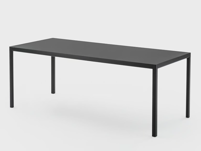 ERMES - Rectangular aluminium workstation desk _ Viganò