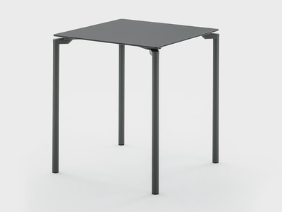 FELIX - Stackable metal contract table _ Viganò