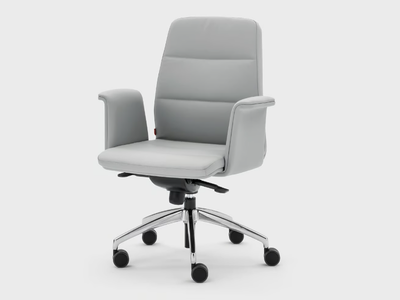 STAR - Recliner trestle-based fabric executive chair _ Viganò