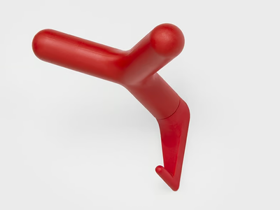 STILO - Wall-mounted plastic office coat rack _ Viganò