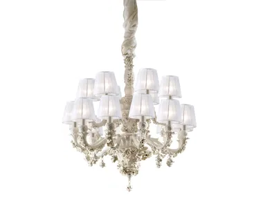 LOUIS XIV - 18 LIGHT - Porcelain chandelier _ VILLARI