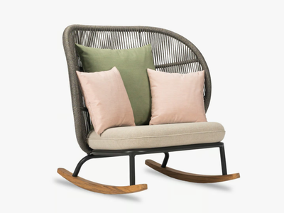 KODO - Rocking rope garden armchair _ Vincent Sheppard