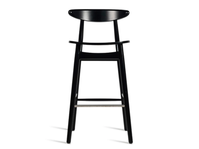 TEO - High beech stool with footrest _ Vincent Sheppard