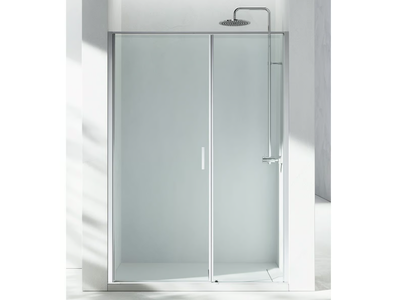 LINEA L2 - Niche rectangular custom tempered glass shower cabin _ VISMARAVETRO