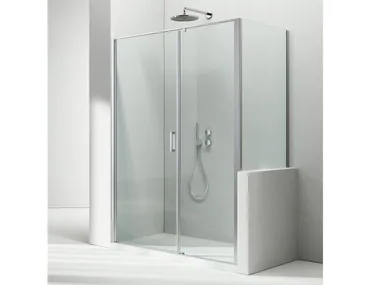 LINEA L2+LP - Tempered glass shower cabin _ VISMARAVETRO