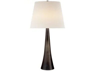 DOVER - Iron table lamp and linen shade _ Visual Comfort Europe