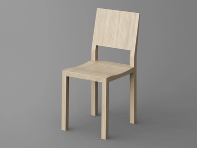TAU - Solid wood chair _ Vitamin Design