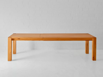 TAURUS BUTTERFLY - Extending rectangular solid wood table _ Vitamin Design