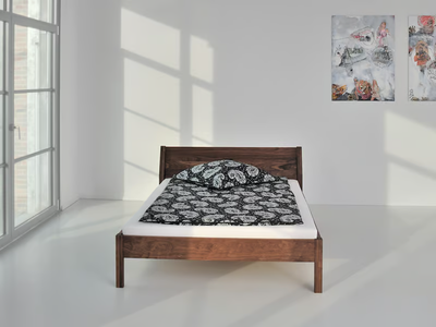 VILLA - Solid wood double bed _ Vitamin Design