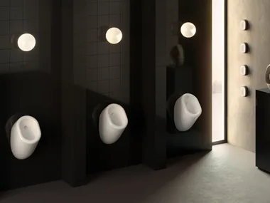 LIQUID - Suspended ceramic urinal _ VitrA Bathrooms
