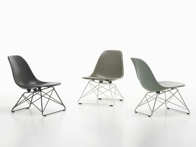 EAMES FIBERGLASS SIDE CHAIR LSR - Glass-fibre easy chair _ Vitra