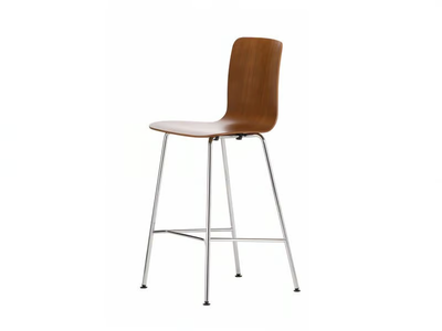 HAL PLY STOOL MEDIUM - Wooden barstool _ Vitra