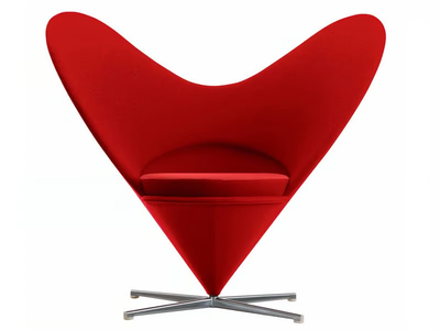 HEART CONE CHAIR - Wing fabric armchair _ Vitra