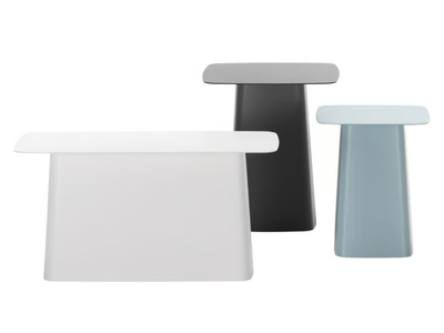 METAL SIDE TABLE OUTDOOR - Powder coated steel garden side table _ Vitra