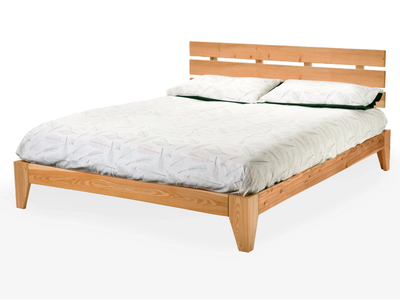SAMBUCO DIAGO - Tatami solid wood double bed _ Vivere Zen