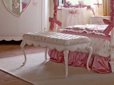 ALICE / CAPRI - Upholstered bench _ VOLPI