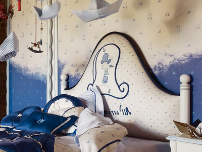 ONDA - Upholstered headboard _ VOLPI