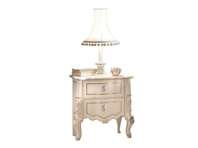 PERLA - Rectangular bedside table with drawers _ VOLPI