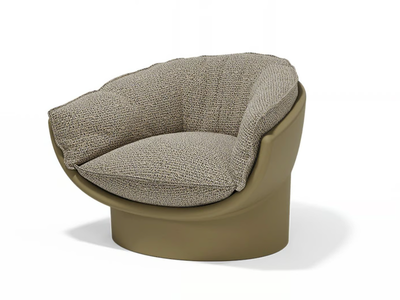 LUNA - Polyethylene garden armchair _ VONDOM