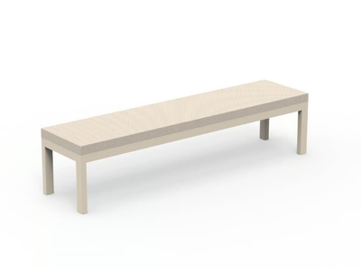POSIDONIA - Fabric garden bench _ VONDOM