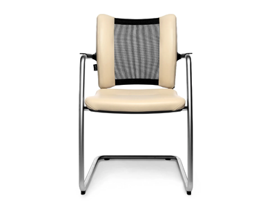 TITAN LIMITED VISIT - Cantilever reception chair with armrests _ Wagner