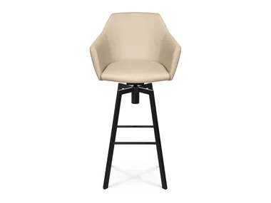 W-CUBE 5 H - Swivel barstool with armrests _ Wagner