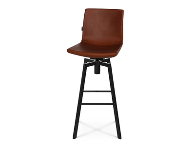W-CUBE 6 H - Swivel barstool with back _ Wagner