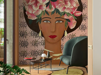 LANHUA - Wallpaper with d.ecodura™ backing _ Wall&decò