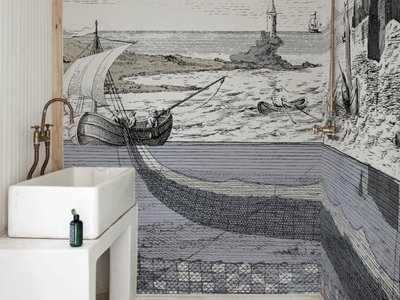 MOBILIS IN MOBILI - Bathroom wallpaper _ Wall&decò
