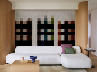 NOT A TARTAN - Wallpaper with d.ecodura™ backing _ Wall&decò