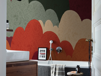 THE MOUNTAINS OF OUR CHILDHOOD - Bathroom wallpaper _ Wall&decò