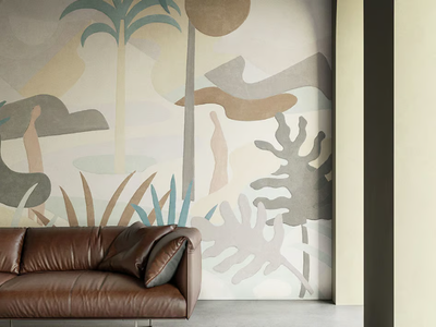 ADAM & EVE - Tropical wallpaper, PVC free, eco-friendly, washable _ WallPepper®/Group