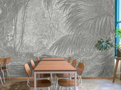 CUZCO - Tropical wallpaper, PVC free, eco, washable _ WallPepper®/Group