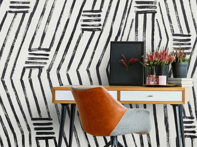 MOVEMENT 05 - Modern wallpaper, eco-friendly, PVC free and washable _ WallPepper®/Group